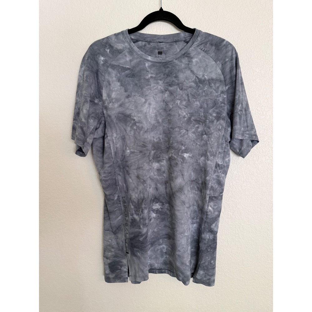 Lululemon Always Agile Short Sleeve Shirt Diamond Dye Asphalt Grey M3CICS Mens